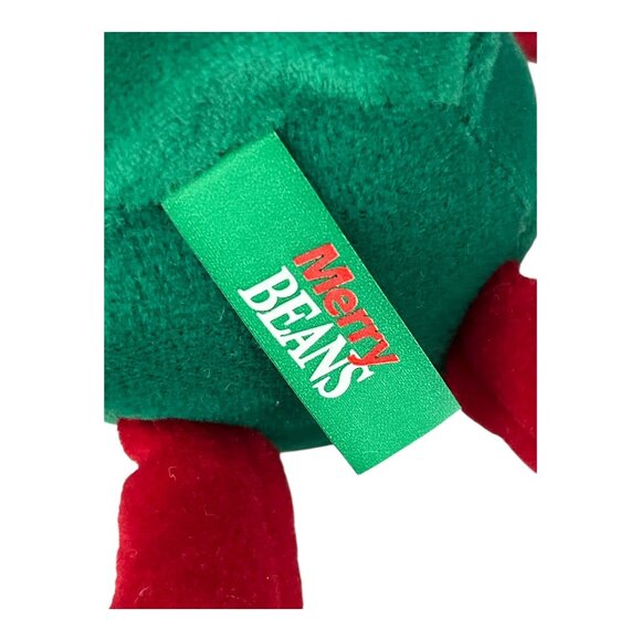 VTG Set of 2 Merry Beans Plush Ornaments – Dandee International Christmas Charac - Picture 5 of 6